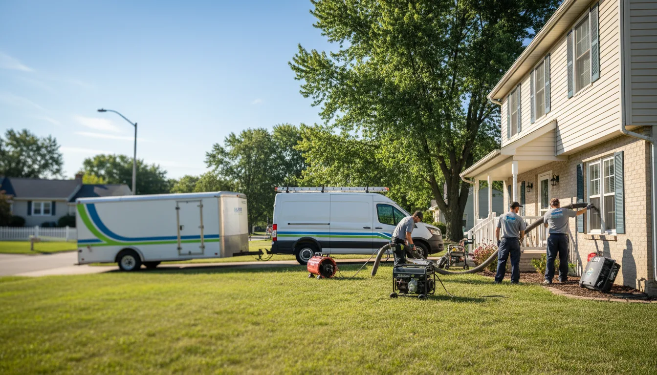 Flooded Basement Restoration And Cleanup With Repair in Freedom, IN near me